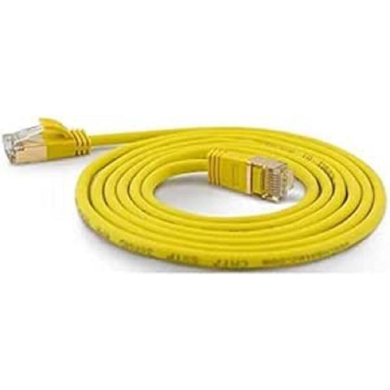 Wantec Cable De Red Smp Cat7 Me. Cat6a D=4mm 2,00m Amarillo