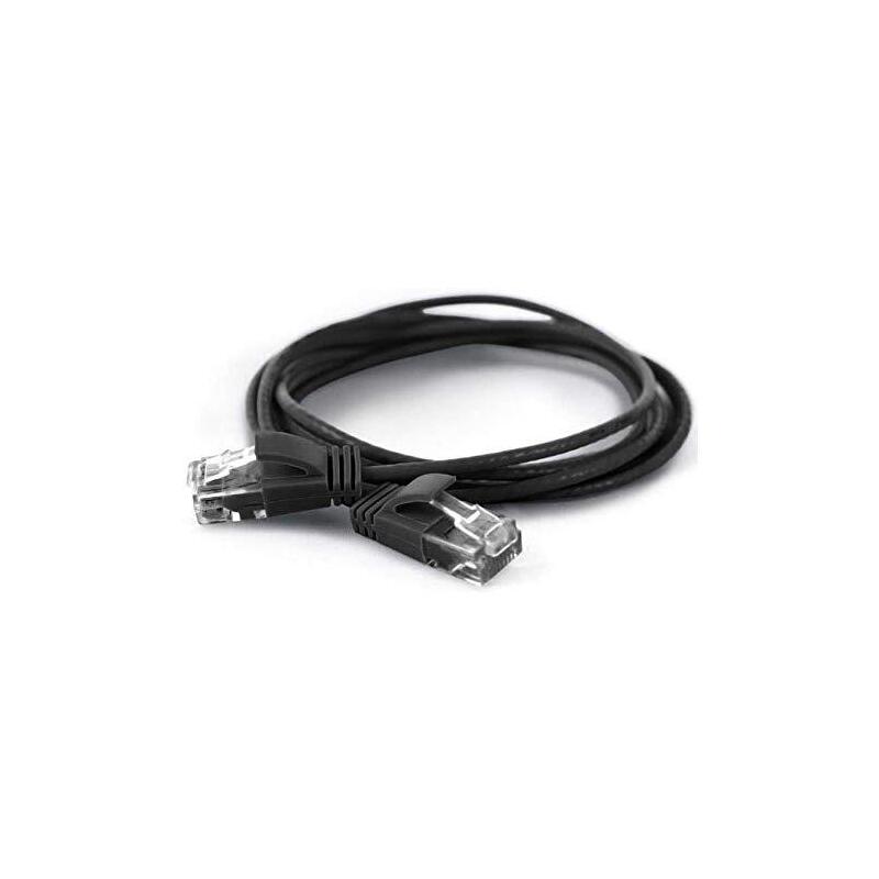 Wantec Cable De Red Utp Cat6a D=2,8mm 0,20m Negro