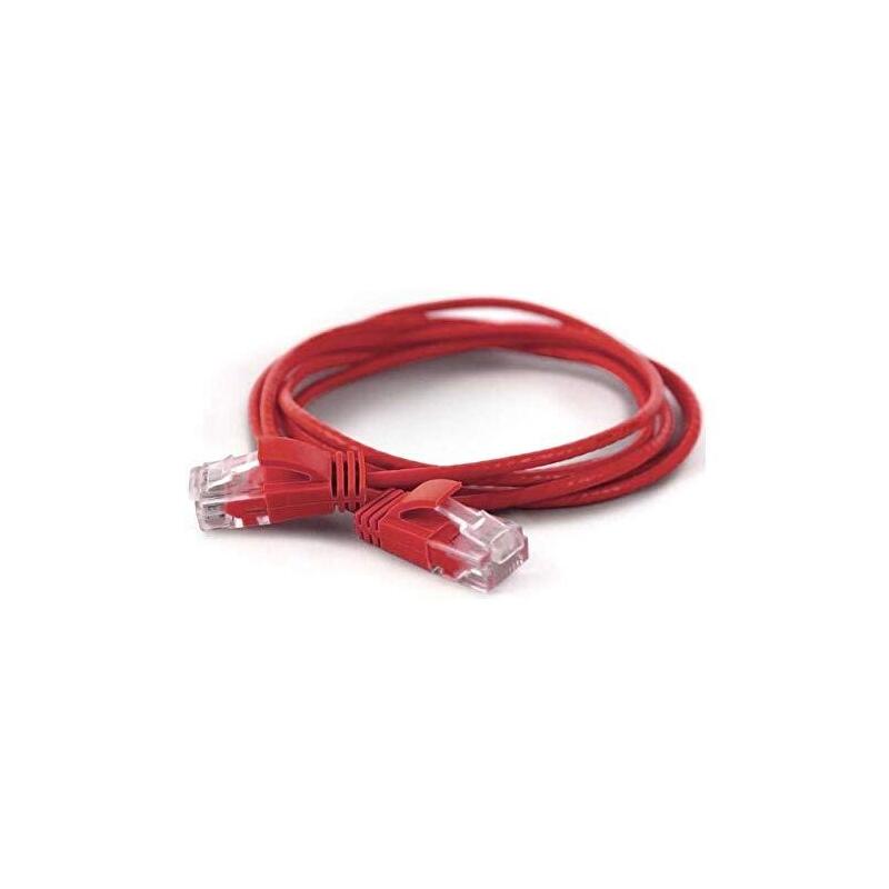 Wantec Cable De Red Utp Cat6a D=2,8mm 10,00m Rot