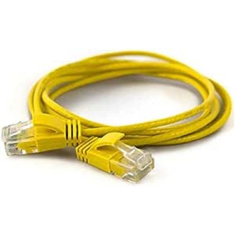 Wantec Cable De Red Utp Cat6a D=2,8mm 1,00m Amarillo