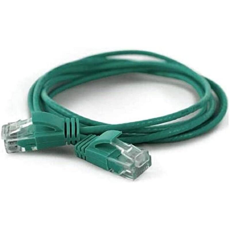 Wantec Cable De Red Utp Cat6a D=2,8mm 1,00m Verde