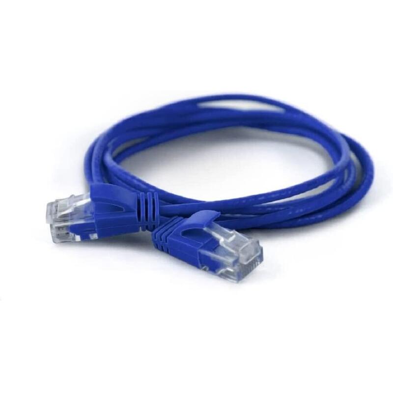 Wantec Cable De Red Utp Cat6a D=2,8mm 1,50m Azul