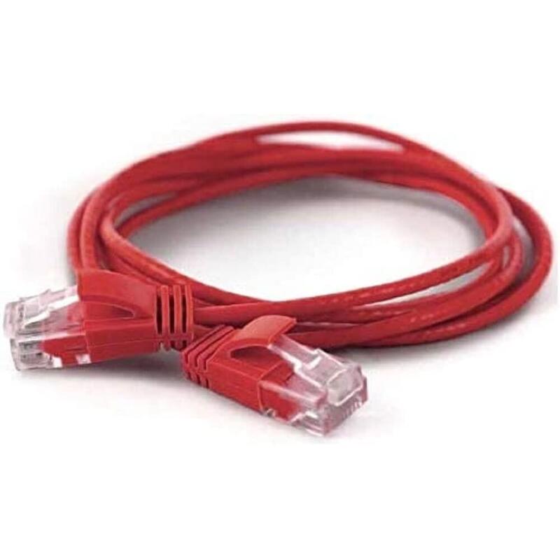 Wantec Cable De Red Utp Cat6a D=2,8mm 2,00m Rot