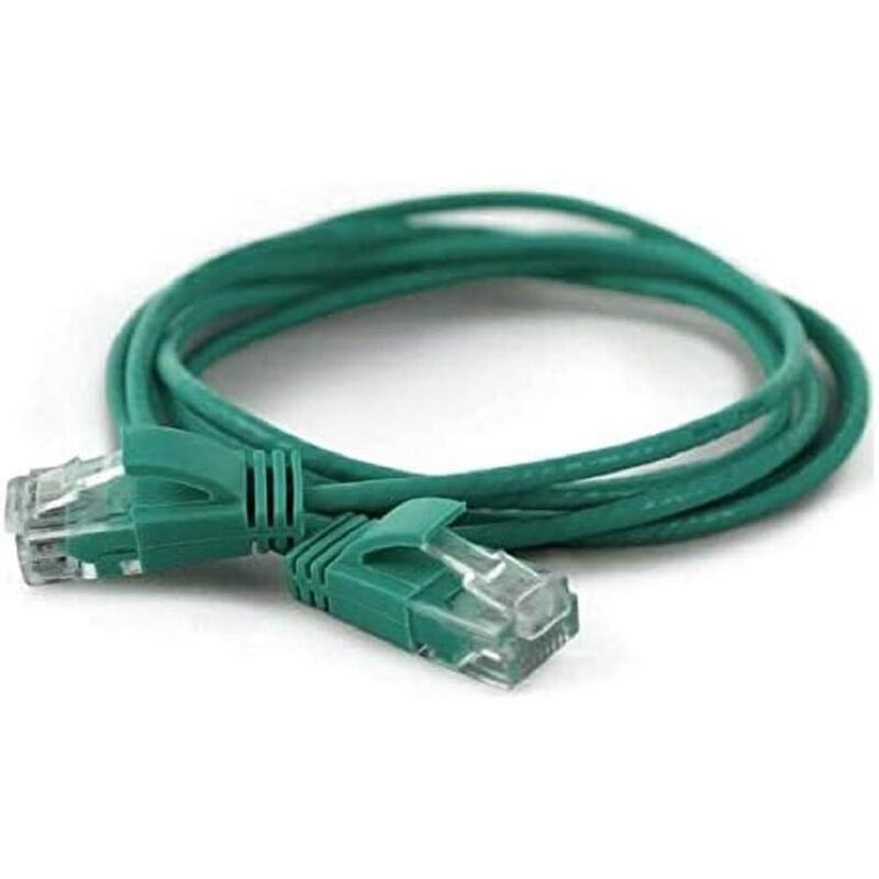 Wantec Cable De Red Utp Cat6a D=2,8mm 2,00m Verde