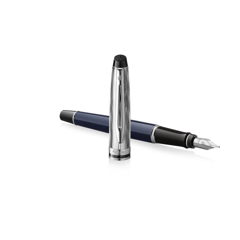 Waterman Füller L'Essence Du Bleu Expert Deluxe C.C M Azul Caja De Regalo