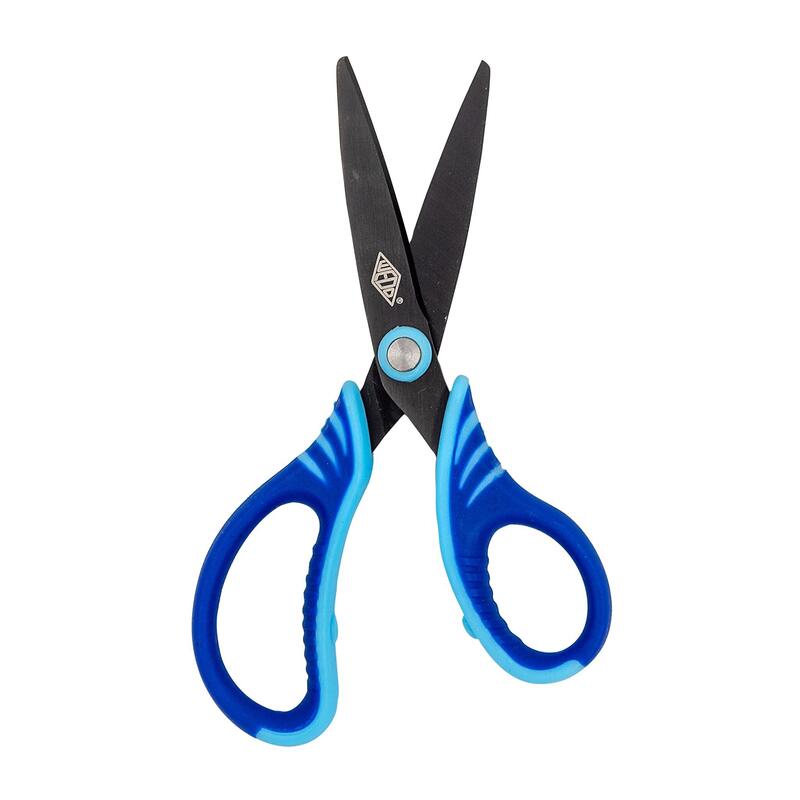 Wedo Tijeras Gripy Negro 13cm Sb-Tarjeta Spitz De Color Sort.