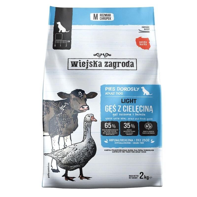 Wiejska Zagroda Light Goose With Veal - Alimento Seco Para Perros - 2kg
