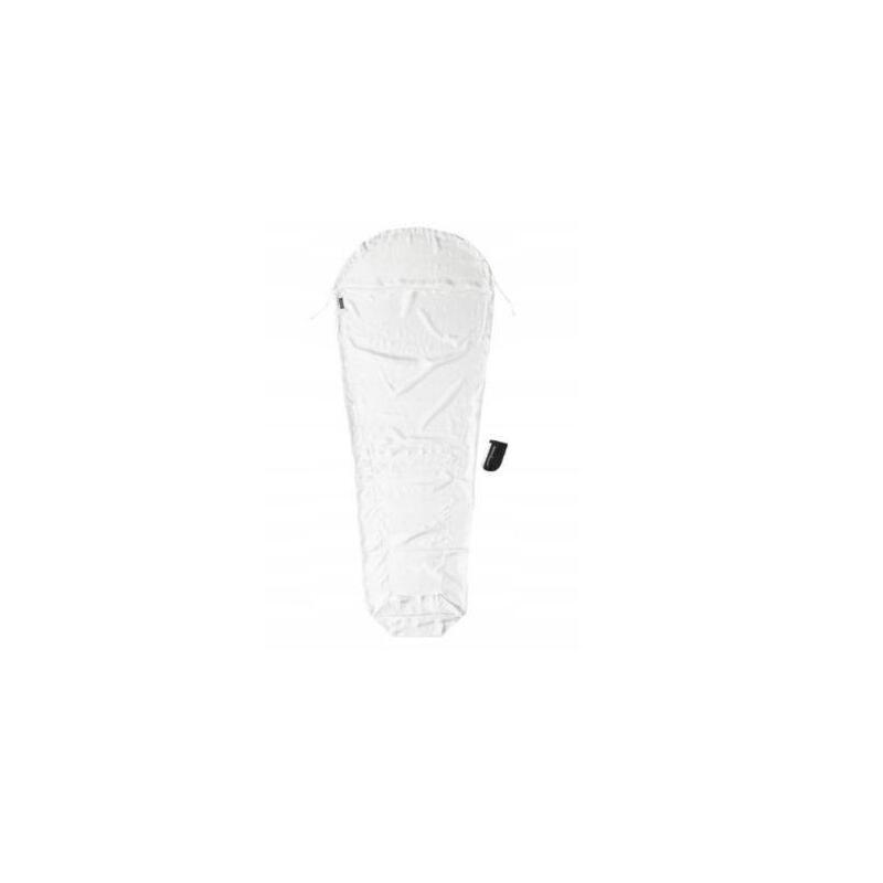 Saco De Dormir Tipo Momia Cocoon Para Adultos, De Seda Blanca Natural.