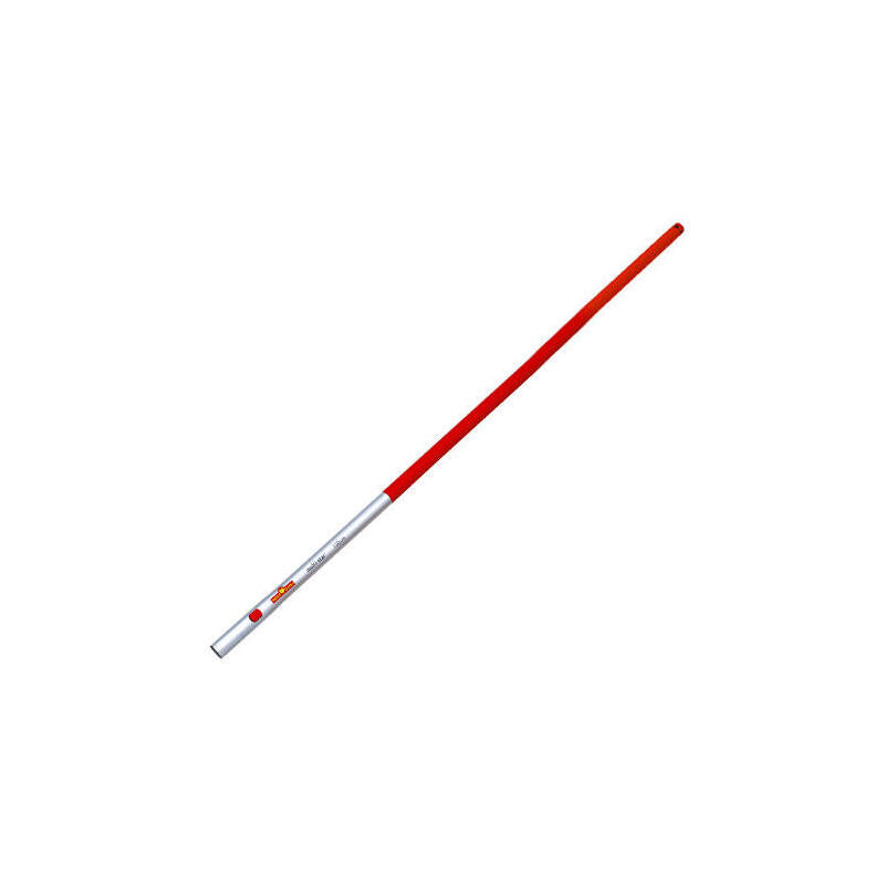 Wolf- Mango De Aluminio Garten Zm-A 150, Estrella Múltiple (Rojo/Plata, 150cm)