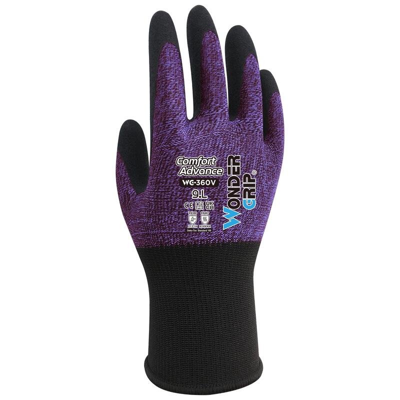 Wonder Grip Comfort Advance Wg-360v L 9 Violeta Retail