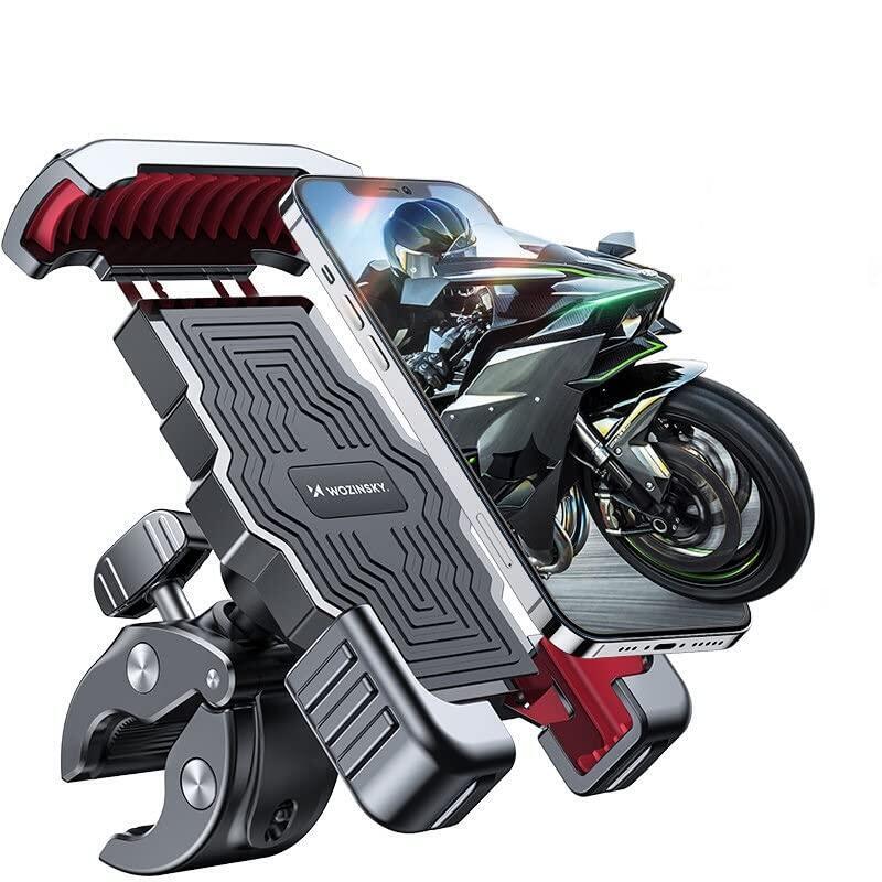 Wozinsky Metal Bicycle Smartphone Holder For Handlebar Black