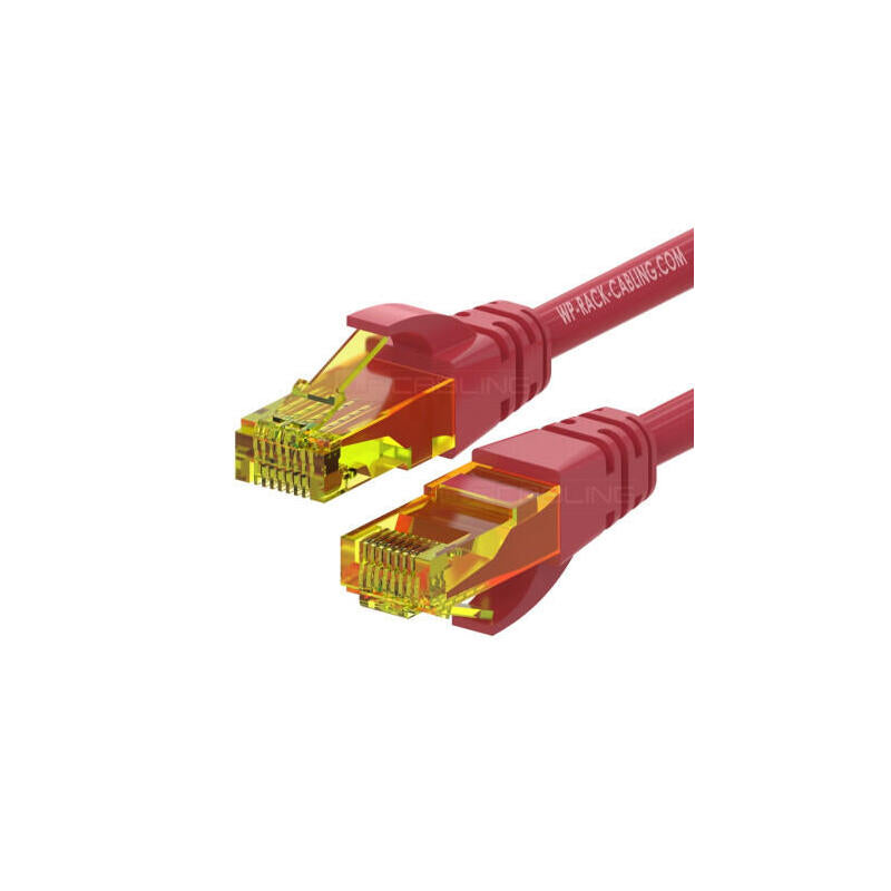 Wp Wpc-Pat-6au005r Cable De Red Rojo 0,5 M Cat6a U/Utp (Utp)