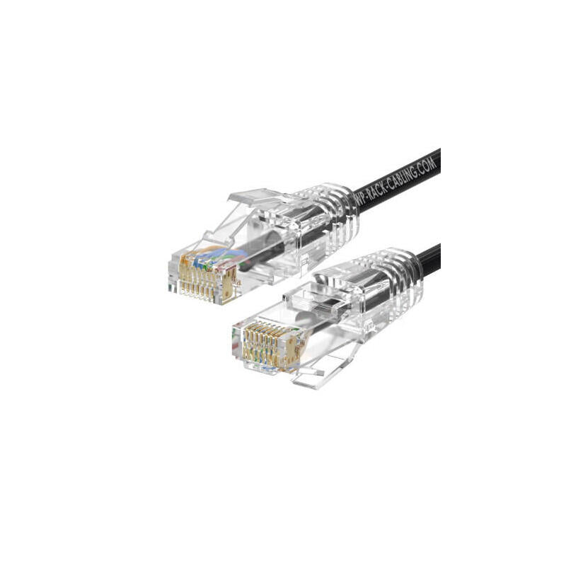 Wp Wpc-Pat-6au010bl-S Cable De Red Negro 1 M Cat6a U/Utp (Utp)