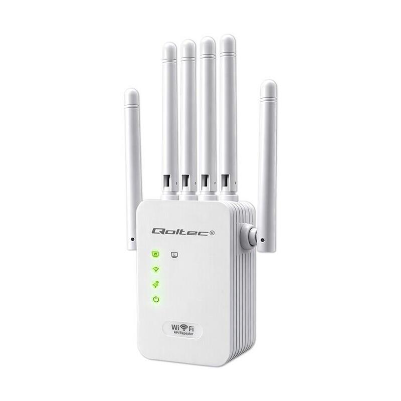 Wzmacniacz Sygnalu Wifi Repeater Access Point 300mb/S 6 Anten 2xrj45