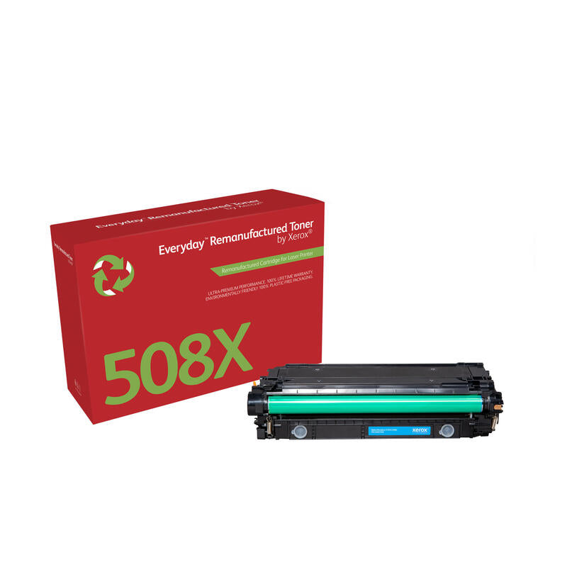 Xerox Cartucho De Tóner Cian. Equivalente A Hp Cf361x. Compatible Con Hp Colour Laserjet Enterprise M552, Colour Laserjet Enterprise M553, Colour Laserjet Enterprise M577