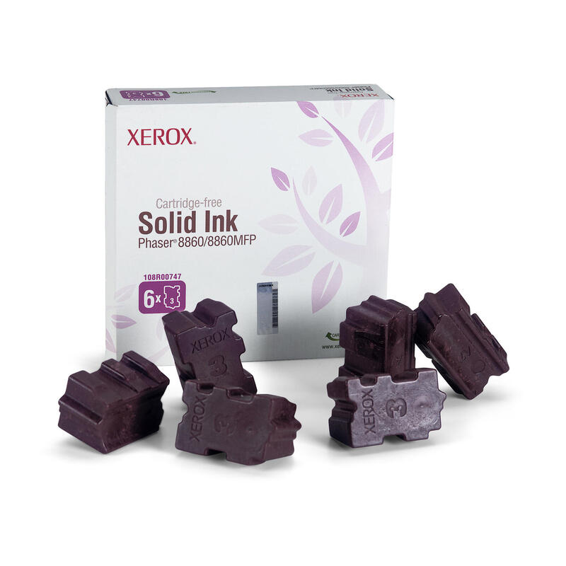 Xerox Tinta Sólida Genuina, Phaser 8860/8860mfp Magenta [6 Barras]