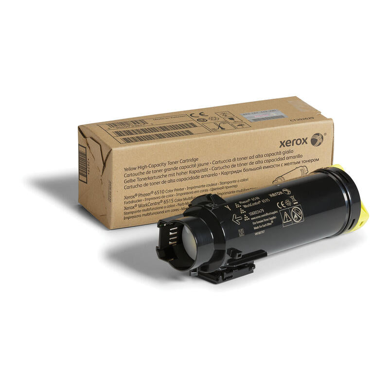Xerox Toner Amarillo Phaser 6510 / Workcentre 6515 Alta Capacidad (2400 Páginas)