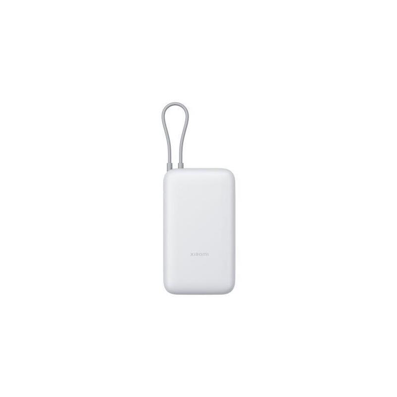Xiaomi Power Bank 20000mah 22.5w With Integrated Type-C Cable Light Gray Eu Bhr9738gl