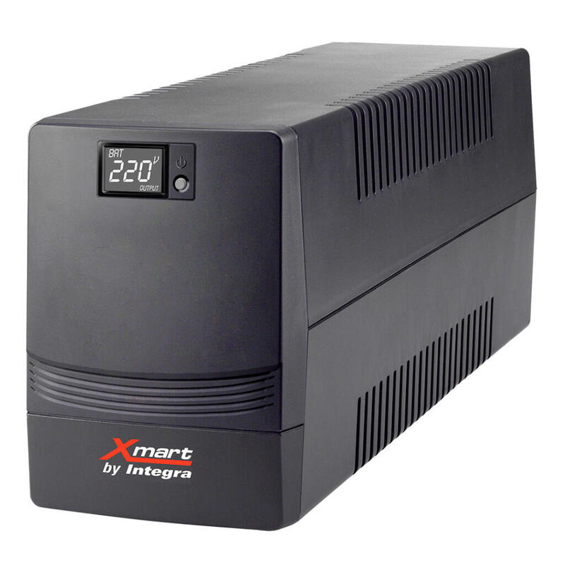 Xmart By Integra Sai-Supra-2103 Sai Interactivo Monofásico 2100va Con Pantalla Lcd 230v 2xschuko + 1xiec Usb Rj11/Rj45