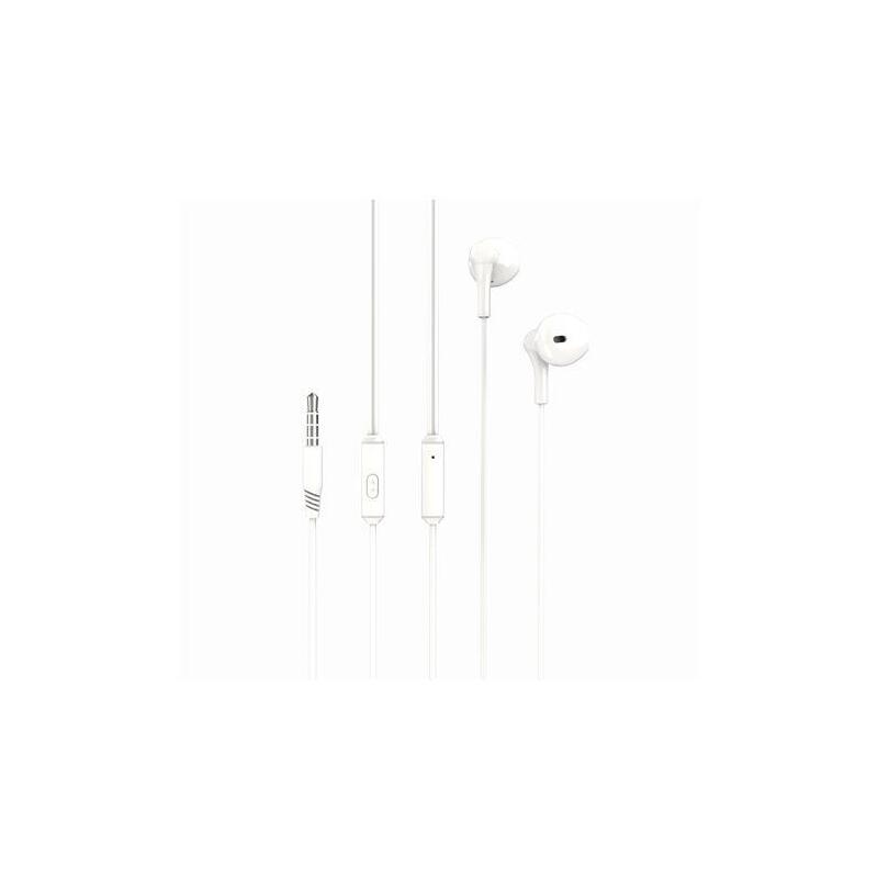 Xo Ep39 Music Auricular Con Microfono - Cable 1.2m - Boton De Control - Color Blanco