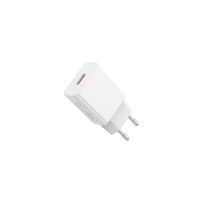 Xo L127tc Cargador De Pared 18w - Usb-A - Cable Usb-A A Usb-C 1m - Blanco