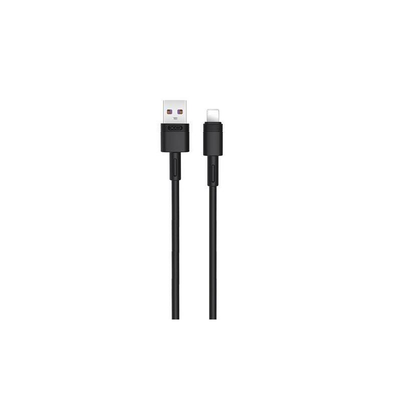 Xo Nb166 Cable Usb-A Macho A Lightning 5a - Carga + Transmision De Datos Alta Velocidad - Longitud 1m
