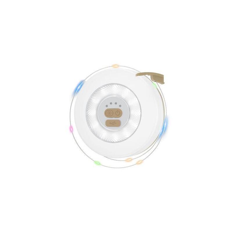 Xo Yh13 Guirnalda Led 10m + Linterna De Camping 360âº - Blanco