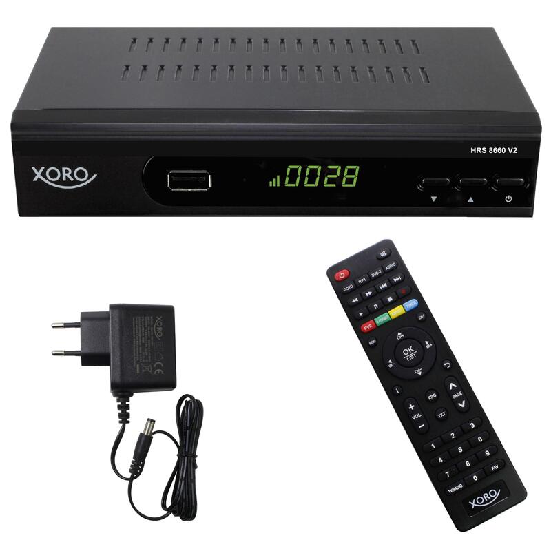 Xoro Sat Receiver Dvb-S2 Hd Usb-Recorder Mediaplayer