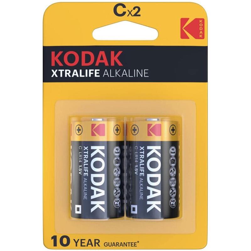 Kodak Xtralife Pila Alcalina C Lr14 Blister*2