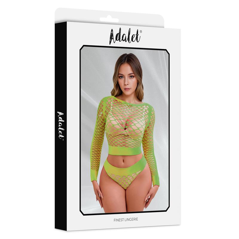 Yara Set De 2 Piezas Amarillo Neón Talla Única