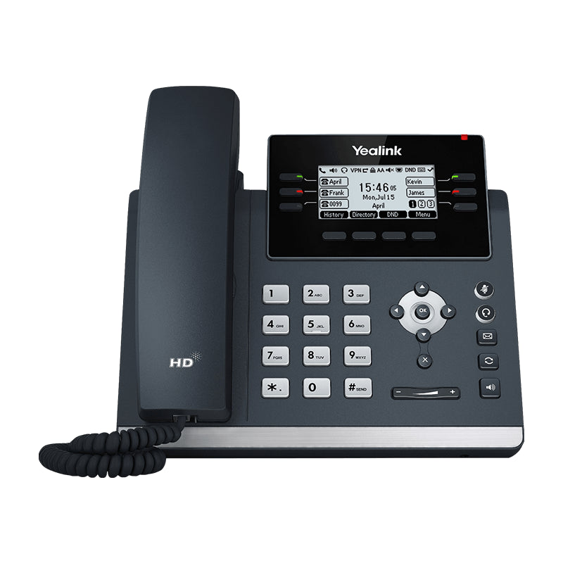 Yealink Telefono T42u 12 Cuentas Sip Poe