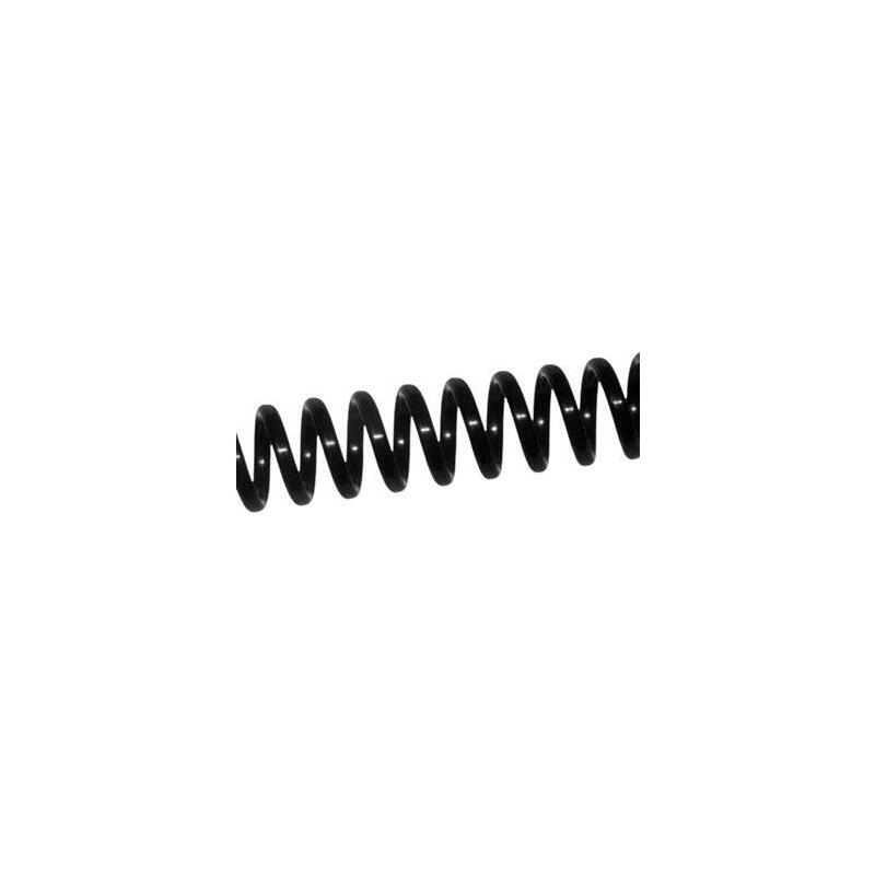 Yosan Espiral Plástico Negra 10 Mm (Paso 64  5.1) 100 Unidades