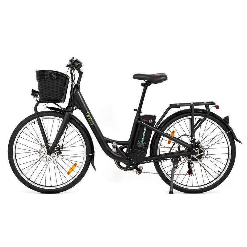 Youin Youride Paris - Paseo - Rueda 26 - Bat. Integrada Y Extraible - Blanca