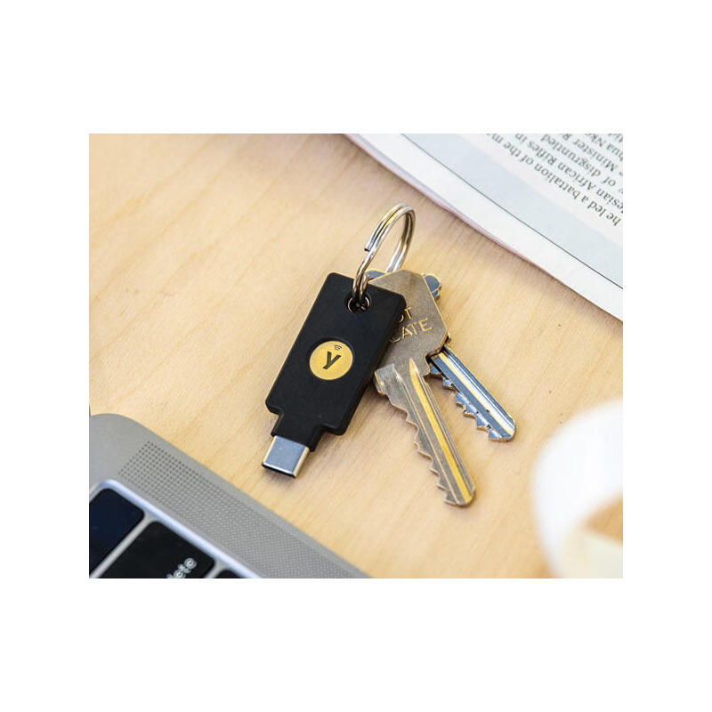 Yubico Yubikey 5c Nfc, Llave De Seguridad Negro/Dorado 5060408462331.0