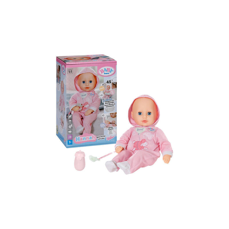 Zapf Creation Baby Born® Hannah Spiel Mit Mir 36cm 838655
