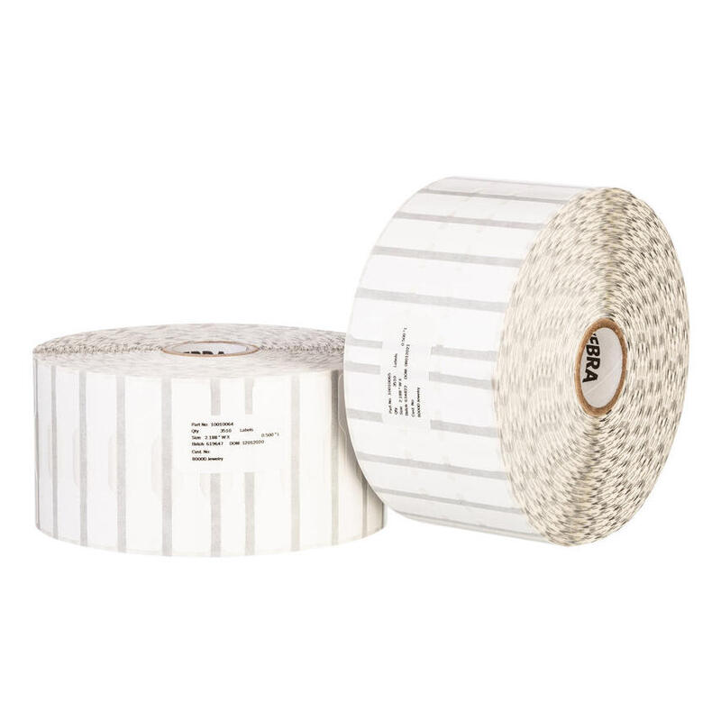 Zebra 8000d Jewelryetiquetas De Polipropileno Adhesivo Acrlico Permanenteblanco55.88 X 12.7 Mm Bobina X 3510 Uds.Para Desktop Gx420, Gx430, G-Series Gc420, Gk420, Gx420, Gx430, H 2824, Lp 28xx, Tlp 28xx. Coste Correspondiente A Venta De Bob