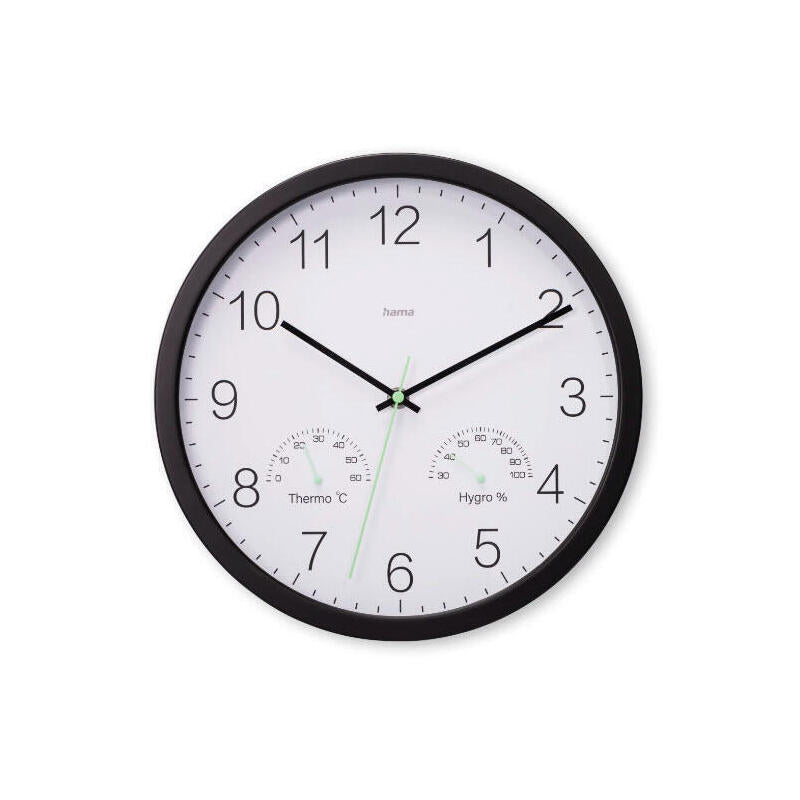 Zegar Scienny 30cm Santorini Negro