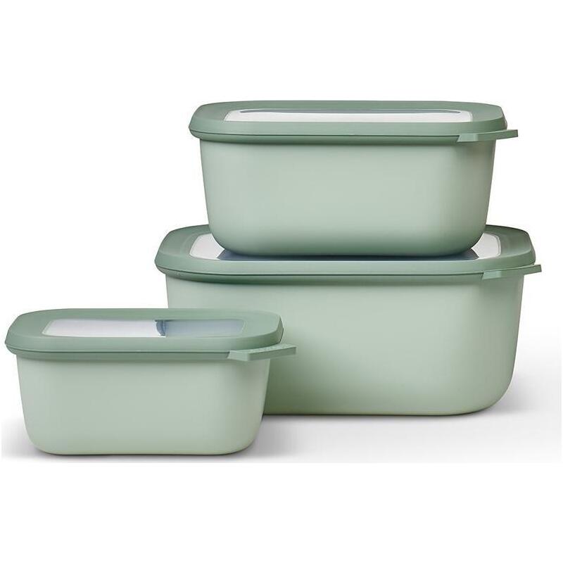 Zestaw 3 Misek Cirqula Prostokatna 750 1500 3000 Nordic Jade 106271094700