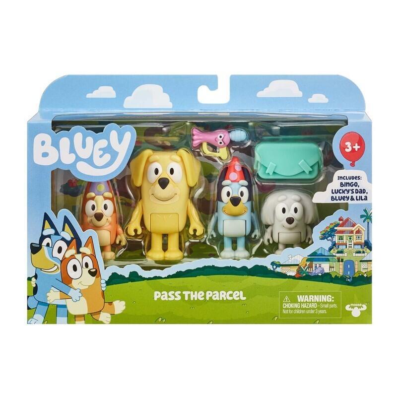 Zestaw Figurek Bluey Przesylka 4-Pak