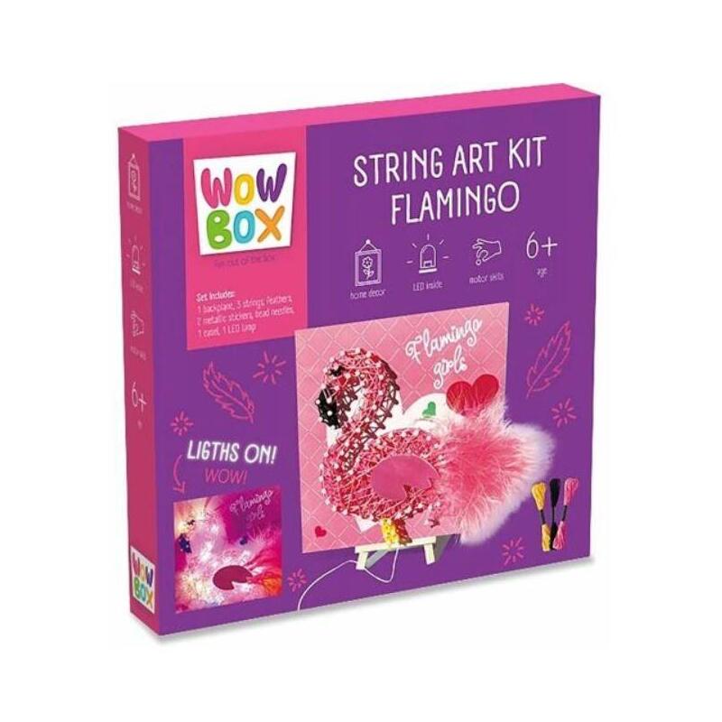Zestaw Kreatywny Wow Box String Art Flaming