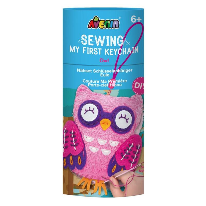Zestaw Uszyj Brelok Do Kluczy - Sowa