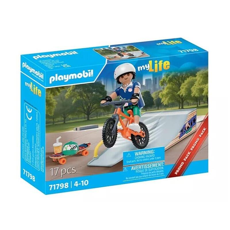 Zestaw Z Figurka My Life 71798 Skater Z Rampa