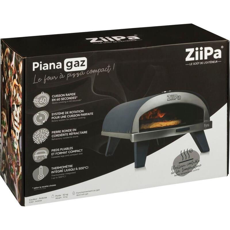 Ziipa Piana Gas Pizza Oven Ardoise
