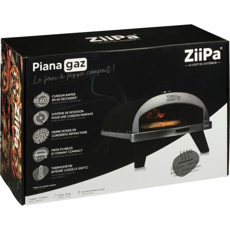 Ziipa Piana Gas Pizza Oven Charbon
