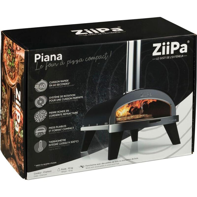 Ziipa Piana Pellet Pizza Oven Charbon