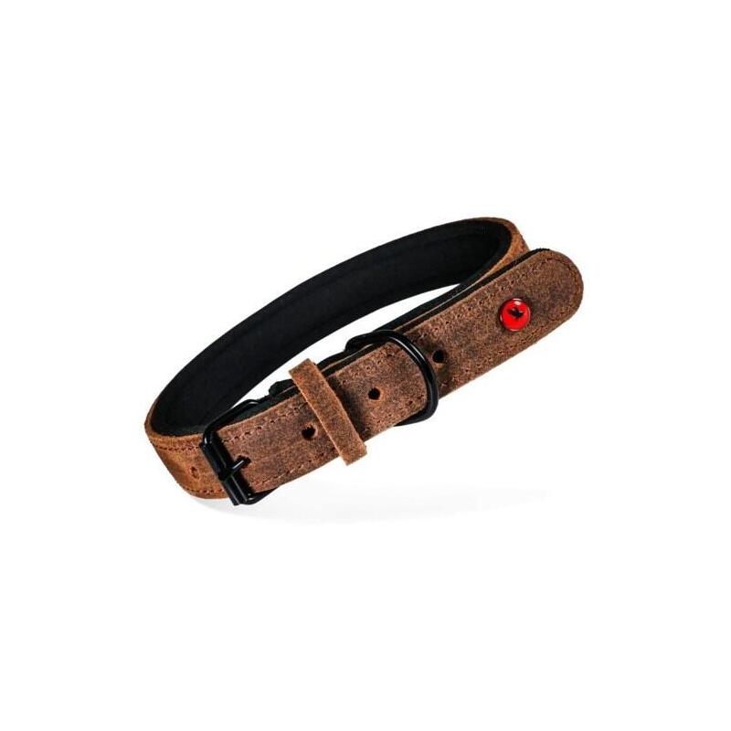 Zolux Collar D/Psa Skórz.Komfort 35cm/14mm Marrón