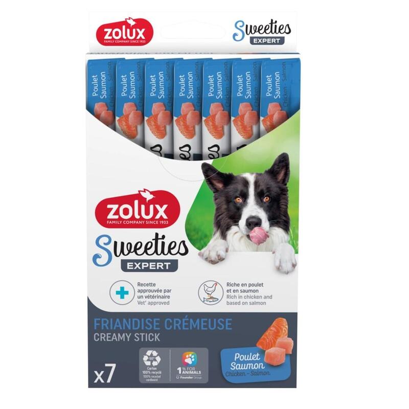 Zolux Sweeties With Salmon And Chicken - Premio Para Perros - 7x14g