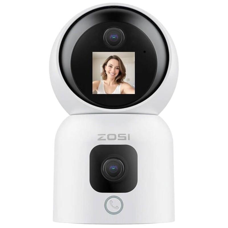 Zosi C528m 6mpx 2k Dual P/T Wifi 5g Audio Bidireccional Detección Blanco - Cámara De Seguridad Ip