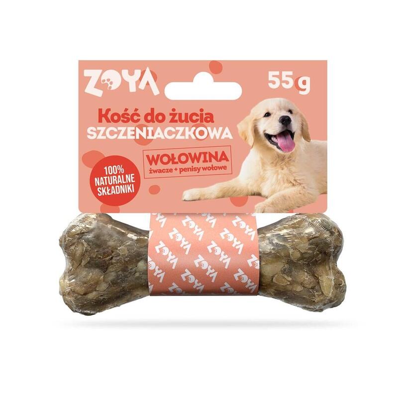 Zoya Chewing Bone Puppy Beef - Premio Para Perros - 55g