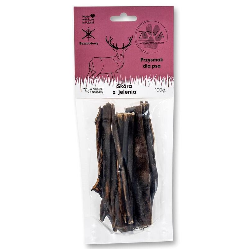 Zoya Deer Skin - Premio Para Perros - 100g